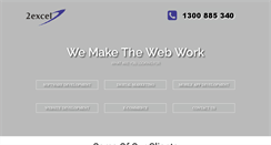 Desktop Screenshot of 2excel.com.au